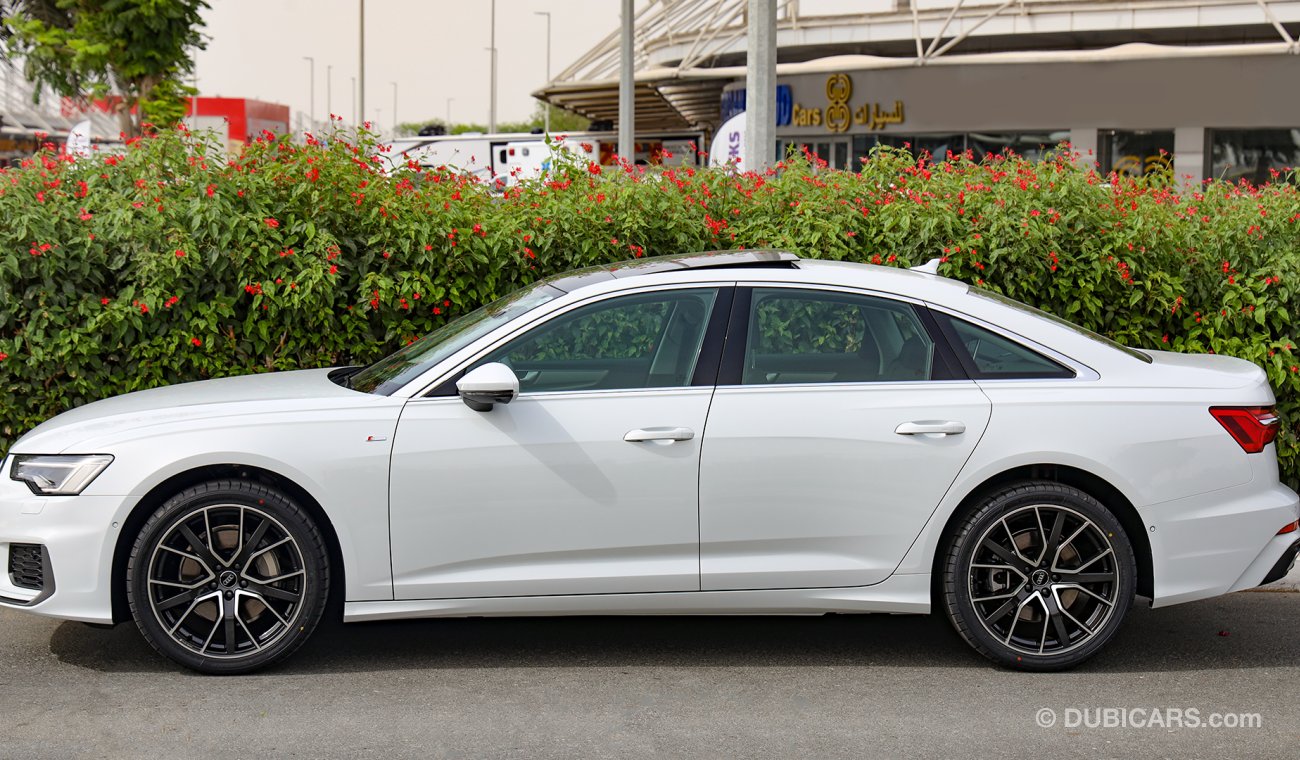 أودي A6 S-Line 2021 Premium 45 TFSI 0km w/3 Yrs Ultd Miles and 5 Yrs or 75K KM Svcs @ Dealer.