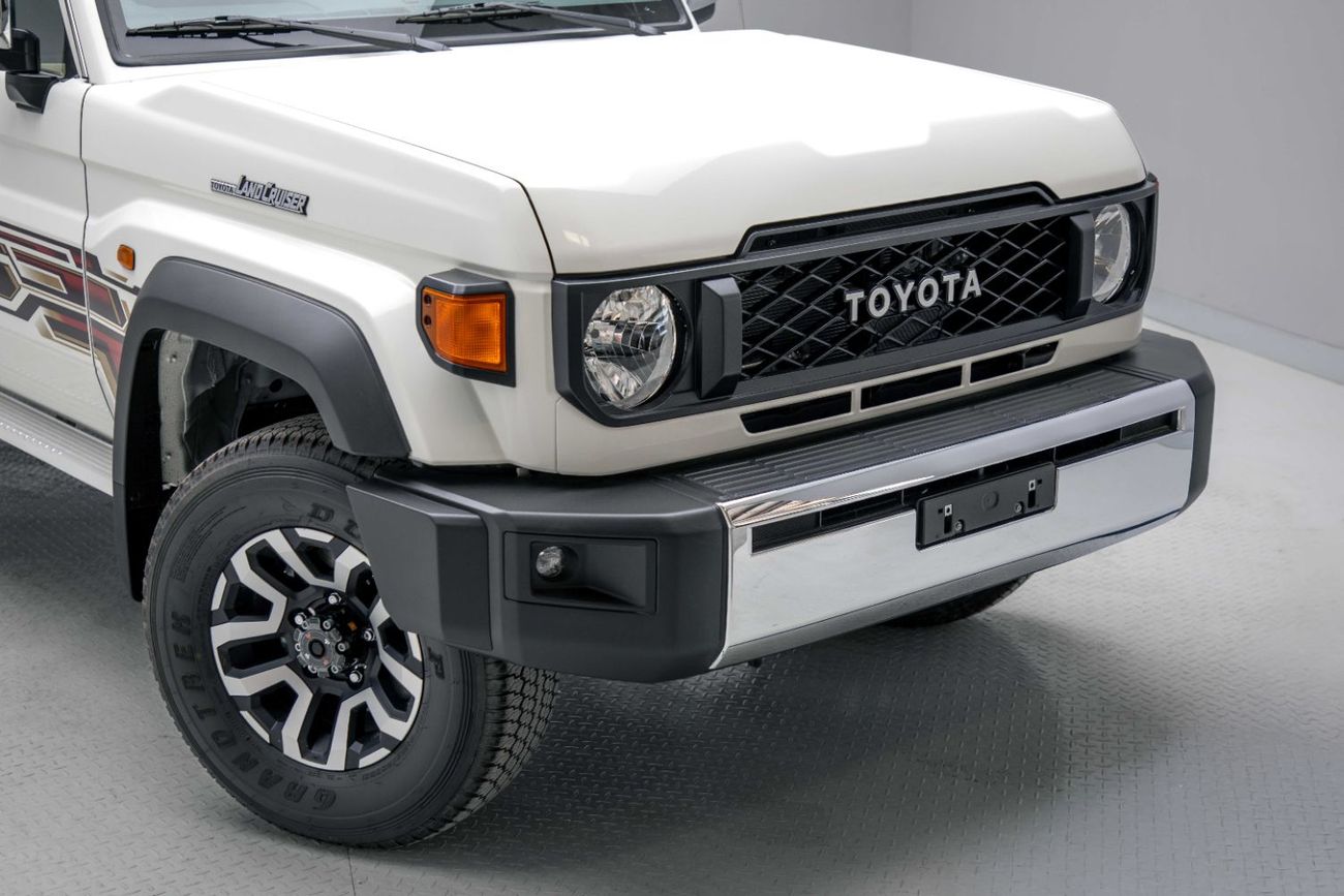 Toyota Land Cruiser 70 Hardtop 2.8L - Manual - White Inside Bluish Grey | Export Only