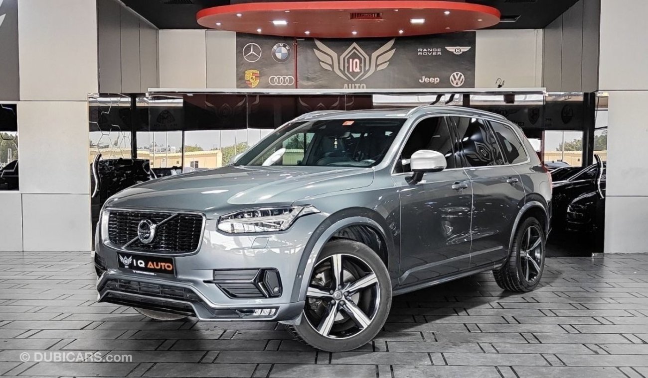 Volvo XC90 R Design AED 2,600 P.M | 2019 VOLVO XC90 T6 R-DESIGN | 7 SEATS | TOP OPTION | GCC | UNDER WARRANTY