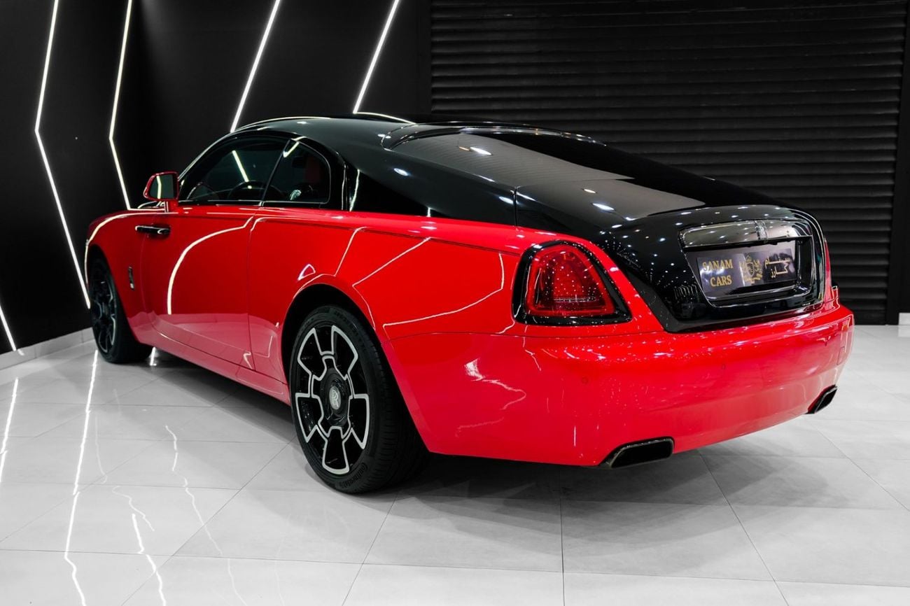 رولز رويس واريث 2017 Rolls-Royce Wraith Black Badge, Two-Tone Exterior, Bespoke Audio, Starlight, GCC Specs!!