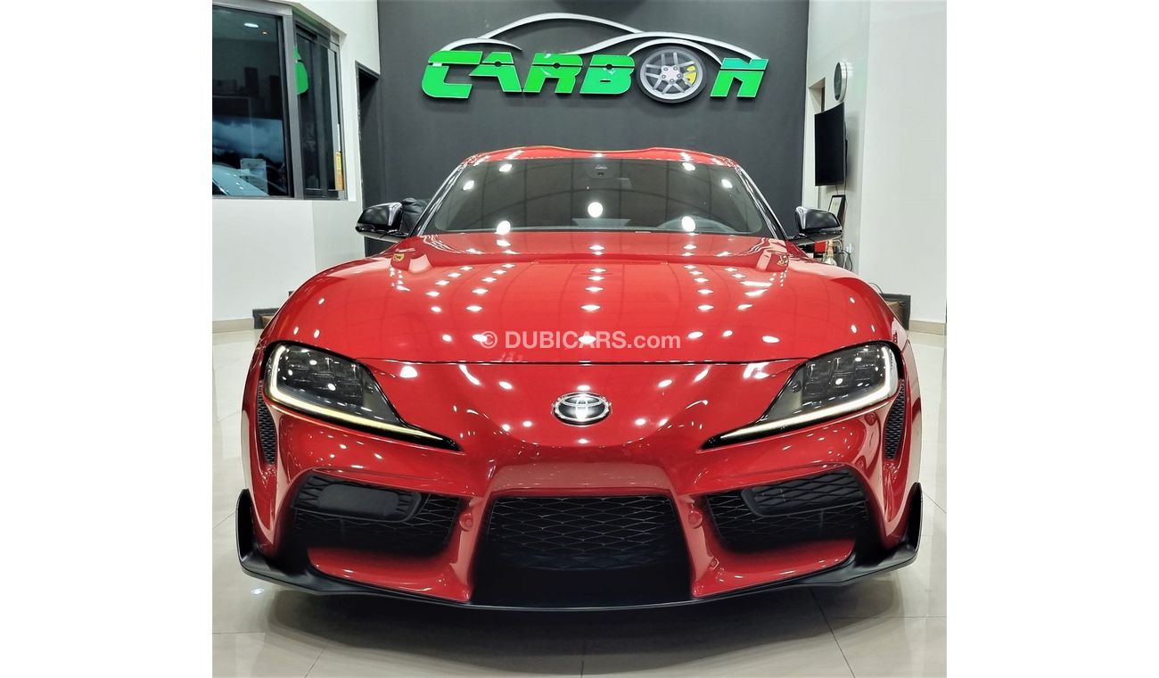 Toyota Supra GR TOYOTA SUPRA 2020 GCC LOW MILEAGE ONLY 29K KM IN IMMACULATE CONDITION FOR 179K AED