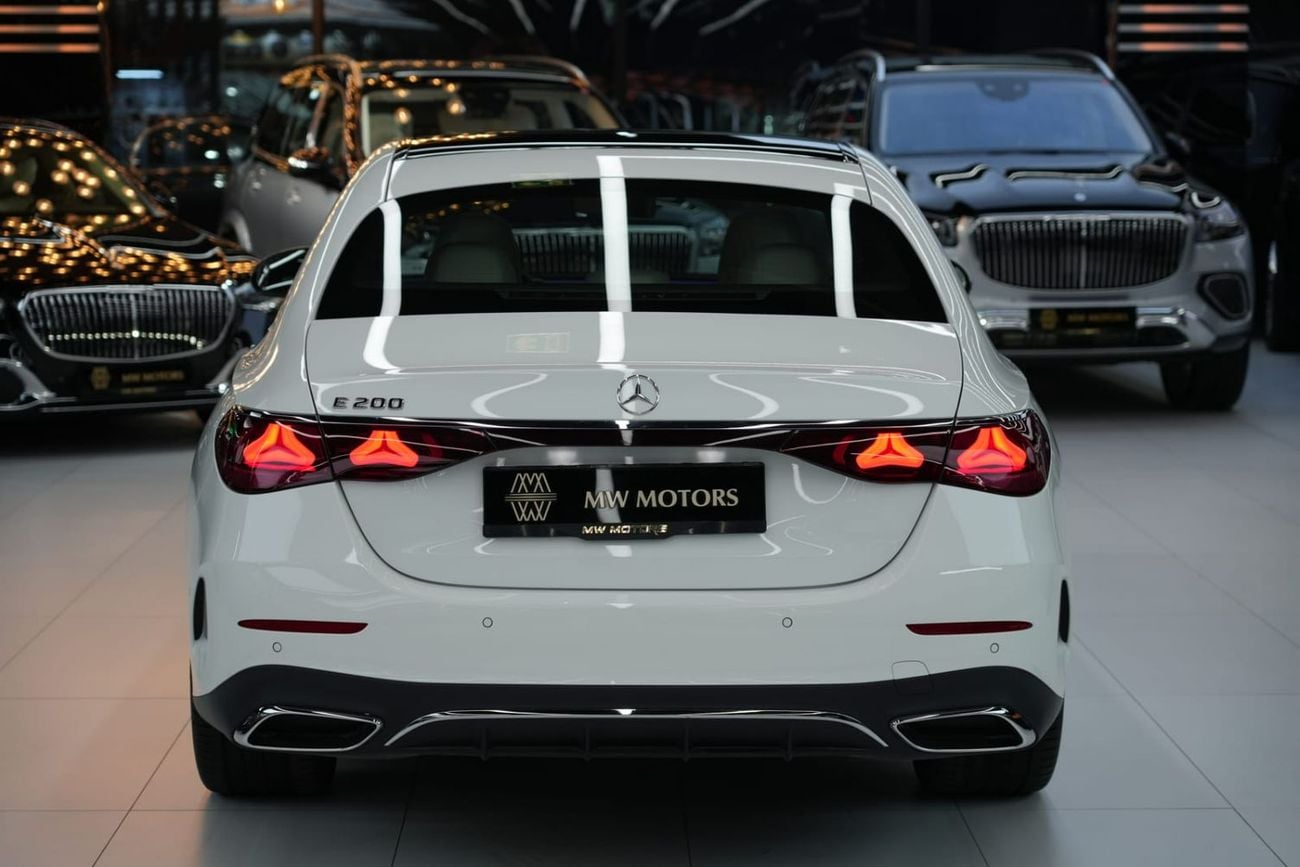 مرسيدس بنز E200 Best | E 200 | GCC 0km | Agency Warranty | AMG Sports Package