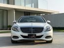 Mercedes-Benz S 400 Std 3.5L AED 2,720 P.M | 0% DOWN PAYMENT | MERCEDES-BENZ S400 HYBRID | 3.5L V6 | 2016