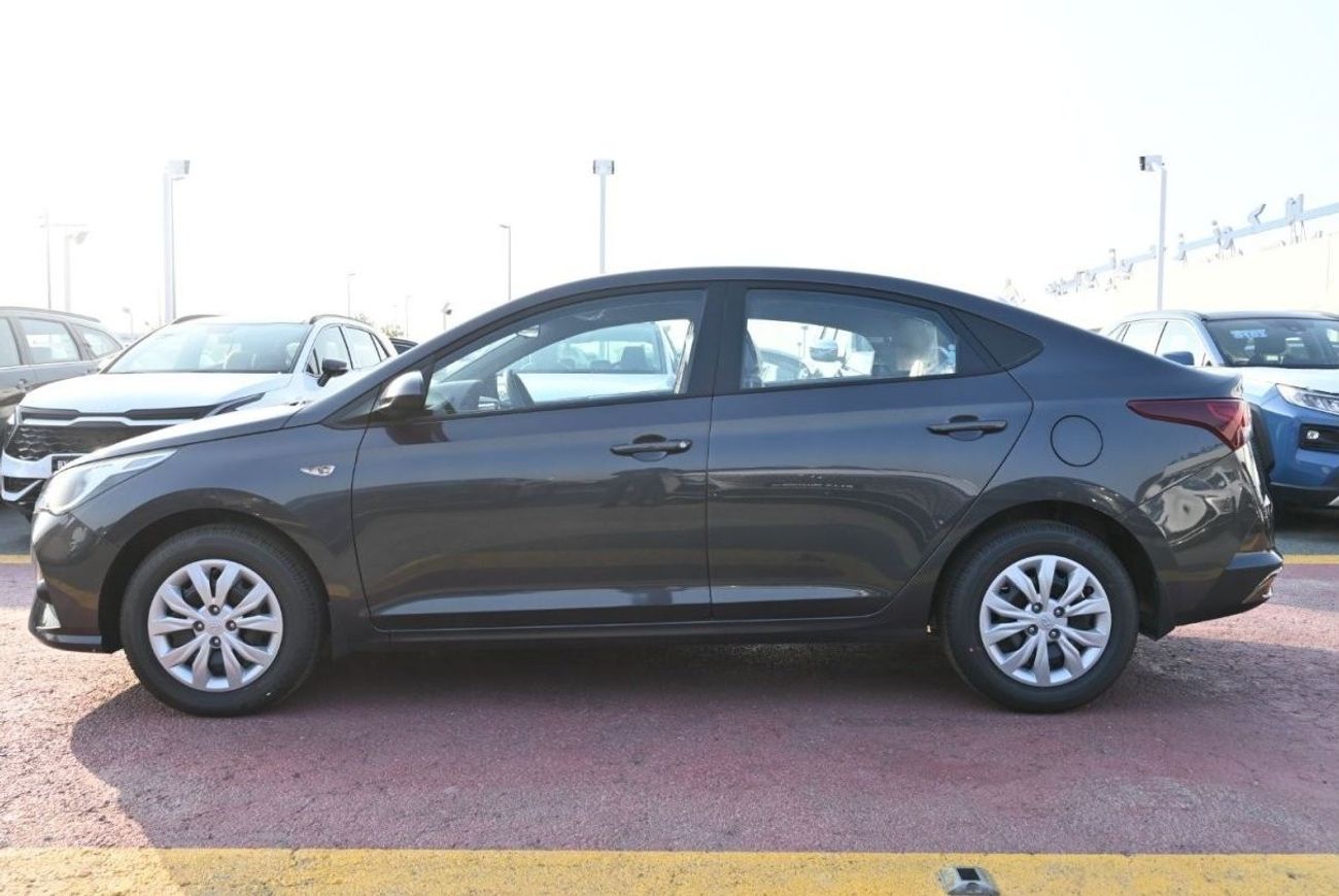 هيونداي أكسنت Hyundai Accent 1.4L Petrol Basic Option, FWD, Color Grey, Model 2023