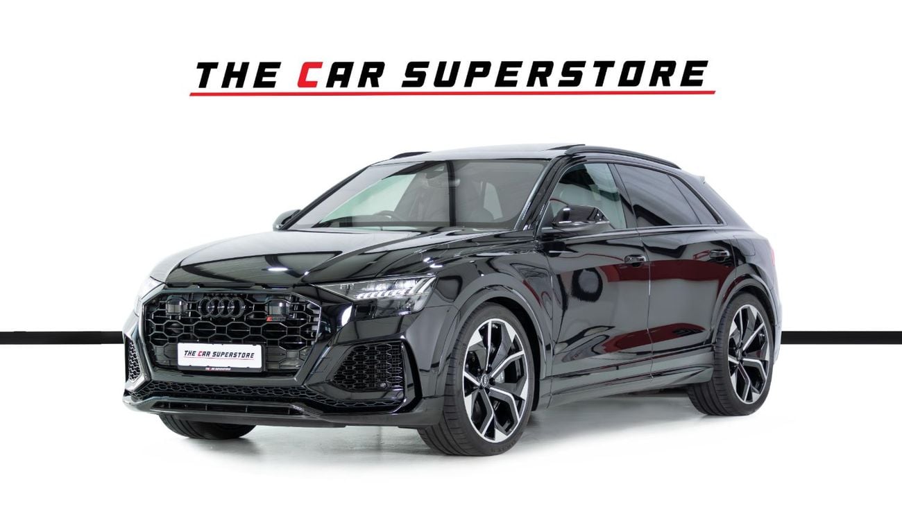 Audi RS Q8 TFSI quattro 4.0L Black On Black-Al Nabooda Warranty andService Contract-Special Order-Carbon Cerami