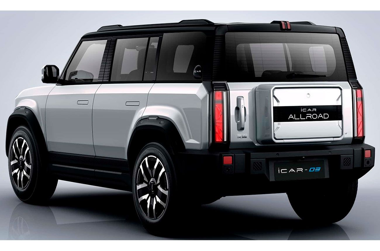 Chery iCar 03 exterior - Rear Right Angled