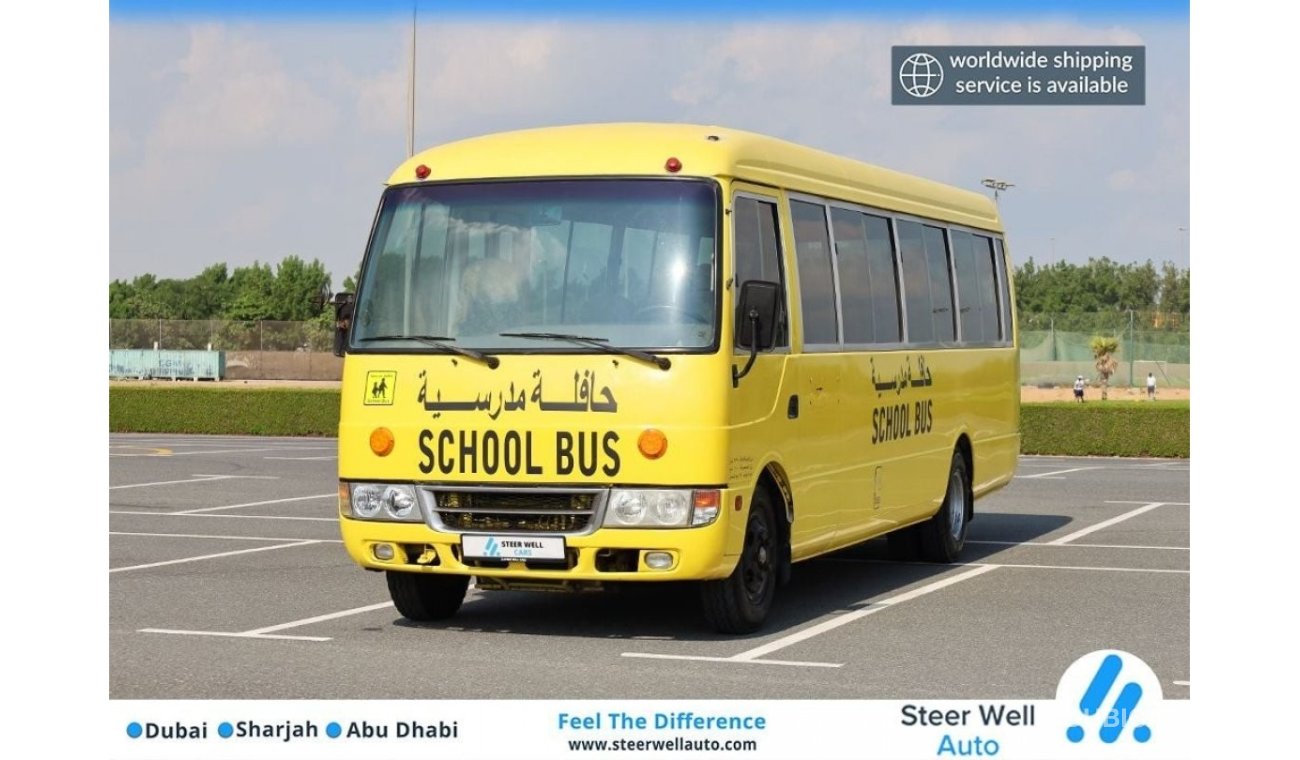 Mitsubishi Rosa 2008 4.2L - 26 SEATER LONG BODY SCHOOL BUS | M/T DIESEL | GCC SPECS | BOOK NOW