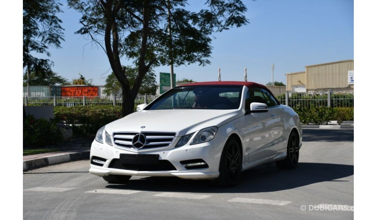 Mercedes-Benz E 350 RAMADAN OFFER???!! GCC SPECS - WARRANTY - CONVERTIBLE - BANKLOAN O DOWNPAYMENT -