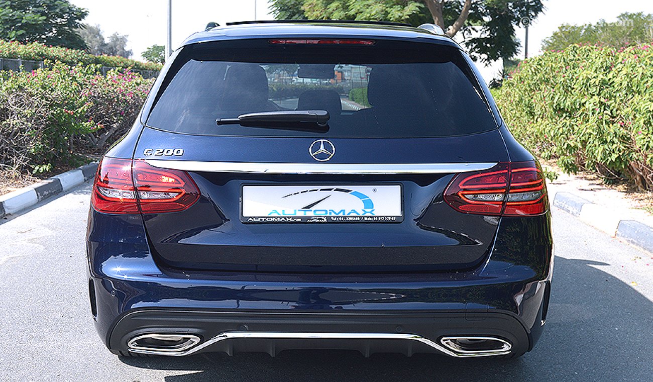 مرسيدس بنز C 200 2020 AMG, I-4 Engine, GCC, 0km with 3 Years or 100,000km Warranty