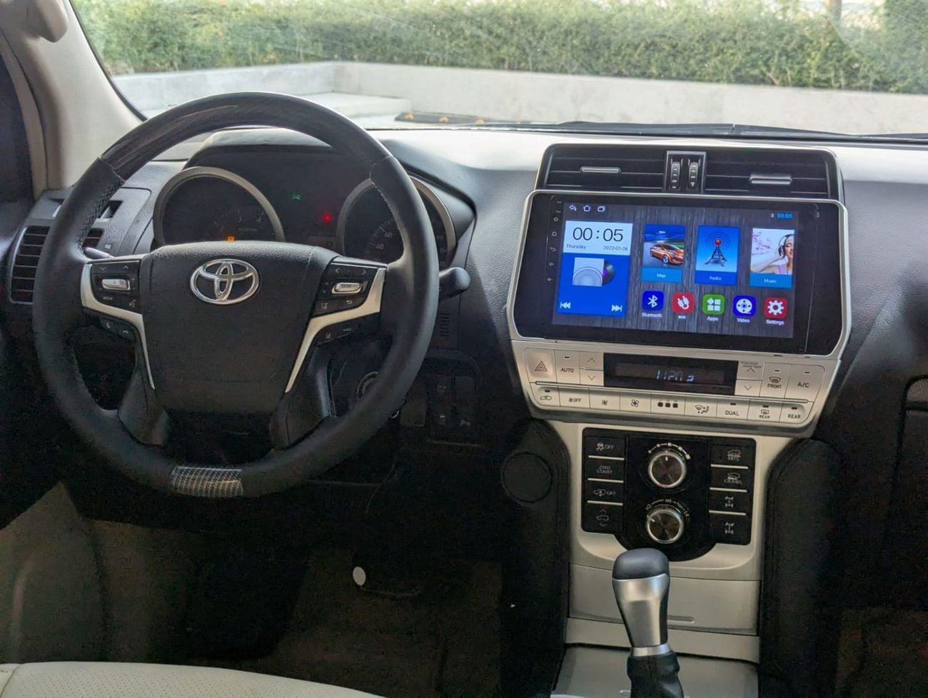 تويوتا برادو Toyota Prado 2011 facelifted to 2023 black colour