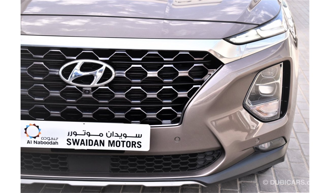 Used Hyundai Santa Fe AED 2154 PM 3.5L GLS V6 AWD GCC WARRANTY 2019