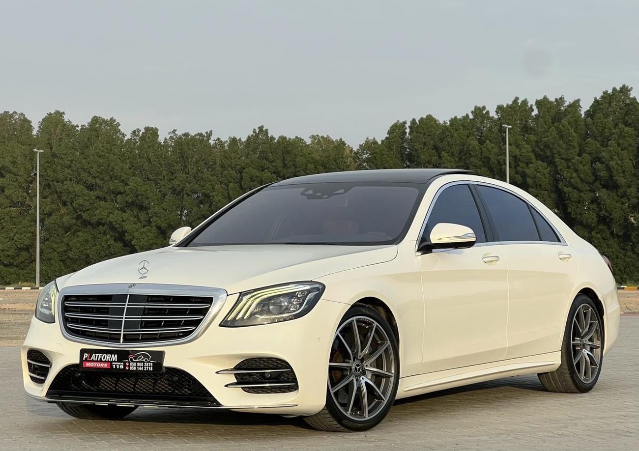 Mercedes-Benz S 560 Std Mercedes benz S560 Model 2018 GCC SPECS, original paint no accident.