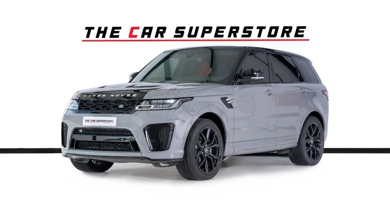 Land Rover Range Rover Sport SVR 5.0L (575 HP) AWD Range Rover Sport SVR Ultimate Edition-Bespoke Color-Black/Red Interior-Black 