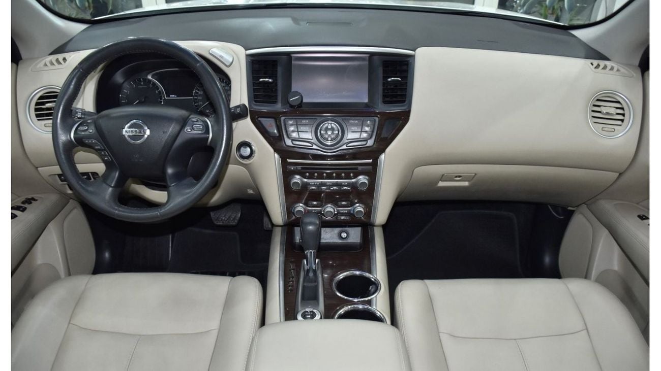 نيسان باثفايندر EXCELLENT DEAL for our Nissan Pathfinder SV 4WD ( 2017 Model ) in White Color GCC Specs