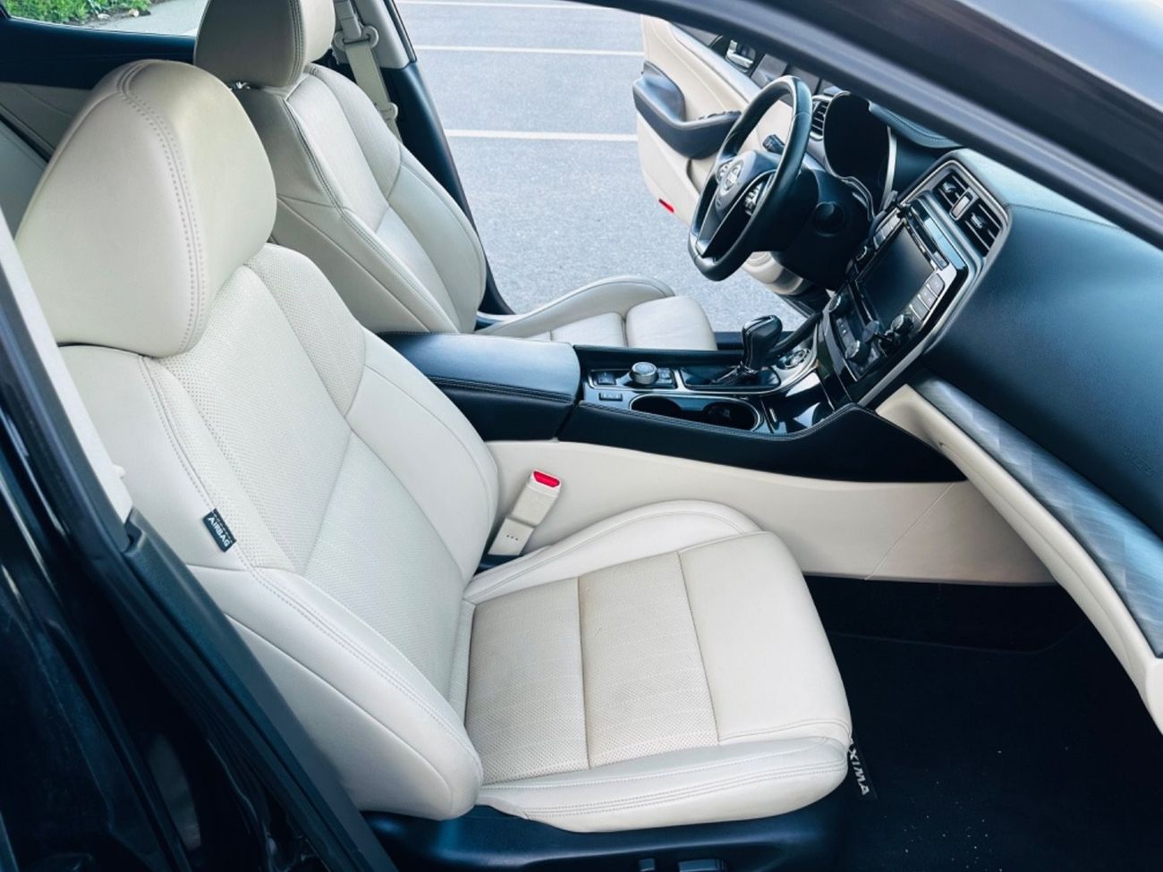 نيسان ماكسيما SV موديل 2016 خليجي فل مواصفات كراسي جلد وبانوراما ومثبت سرعه وتحكم كهربي كامل