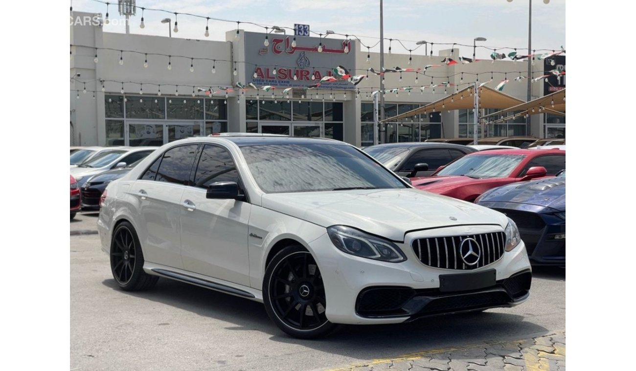 مرسيدس بنز E 63 AMG موديل 2010 ، kit 2016 كامل  من الداخل والخارج ، مستورد من اليابان ، بحالة ممتازة ، 8 سلندر ، ناقل حر