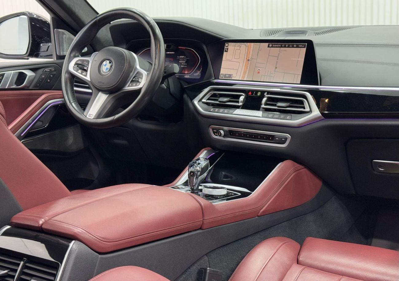 BMW X6 M50i 4.4L 2022 BMW X6 M50i, Oct 2026 AGMC Warranty + Service Package, Full Service History, GCC