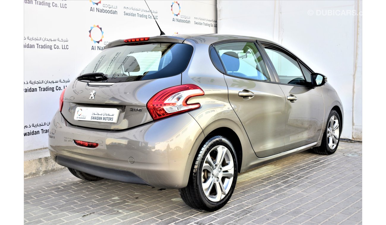 بيجو 208 AED 390 PM | 1.6L ACTIVE GCC