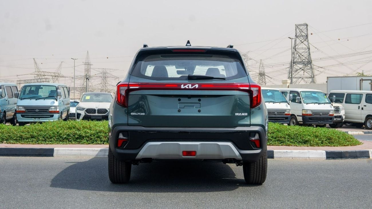 Kia Seltos kia Seltos 2025 1.5L Petrol 4 Cylinder Transmission Automatic  panoramic roof Olive Green Outside Bl