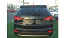 Hyundai Santa Fe 2015 BLACK GCC NO PAIN NO ACCIDENT PERFECT