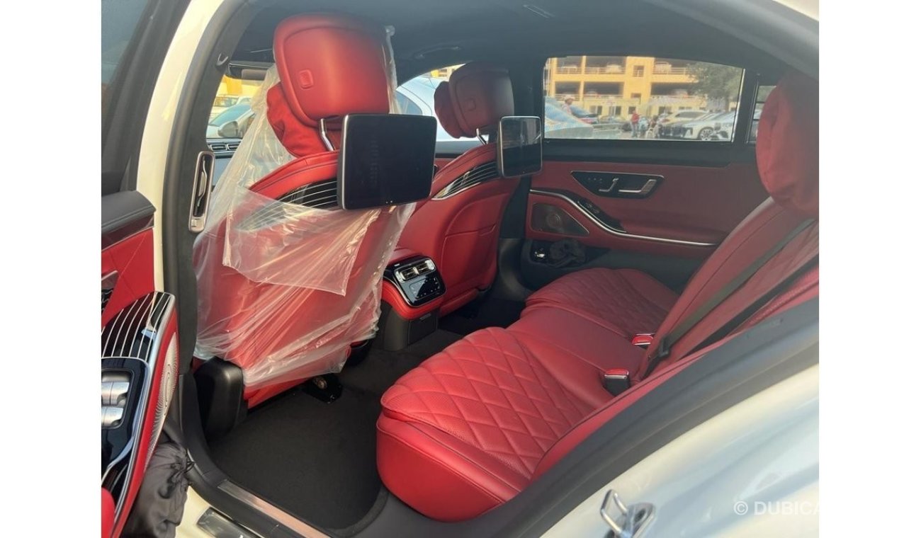 Mercedes-Benz S 500 S500 4matic White/Red interior