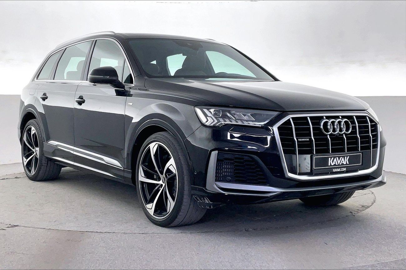 Audi Q7 55 TFSI quattro S-Line Luxury/High Option | National Day Celebration | Guaranteed Warranty | 0 Down 