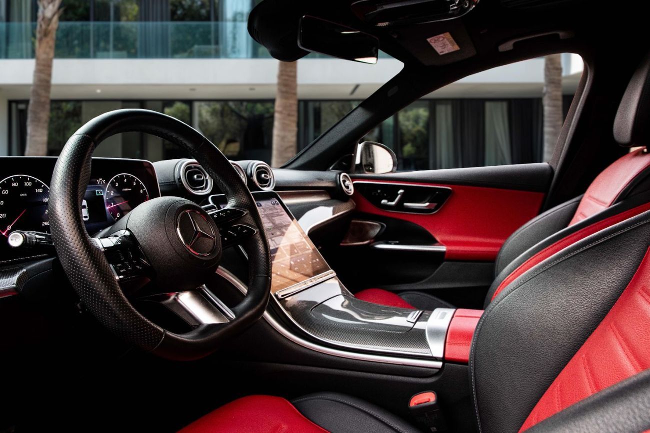 مرسيدس بنز C 200 AMG | 3,525 P.M | 0% Downpayment | Agency Warranty!