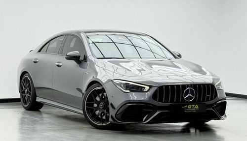 مرسيدس بنز CLA 45 S  AMG 2021 Mercedes-AMG CLA 45 S 4MATIC+, 1 Year Warranty, Full Service History, GCC