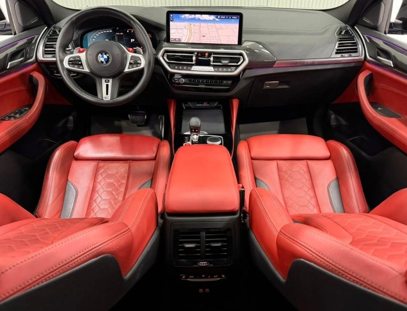 بي أم دبليو X4M 2022 BMW X4M Competition, March 2027 BMW Warranty + Service Pack, Full Options, Low Kms, GCC