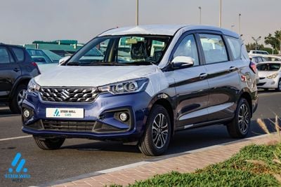 سوزوكي ايرتيغا GLX 2026 | GCC Specs | 7-Seater Comfort | Petrol AT | 6 Airbags | Oxford Blue | Best Price