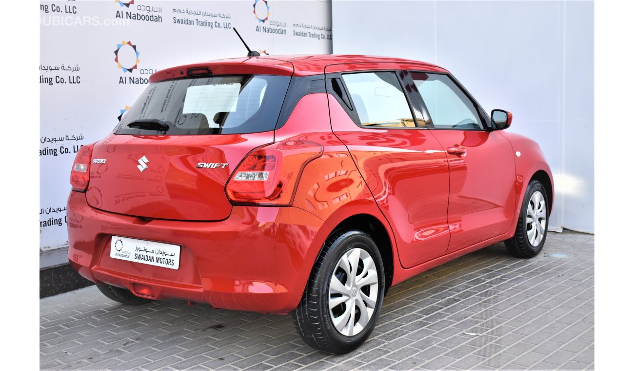 Suzuki Swift DEALER WARRANTY 1.2L GL 2018 GCC SPECS