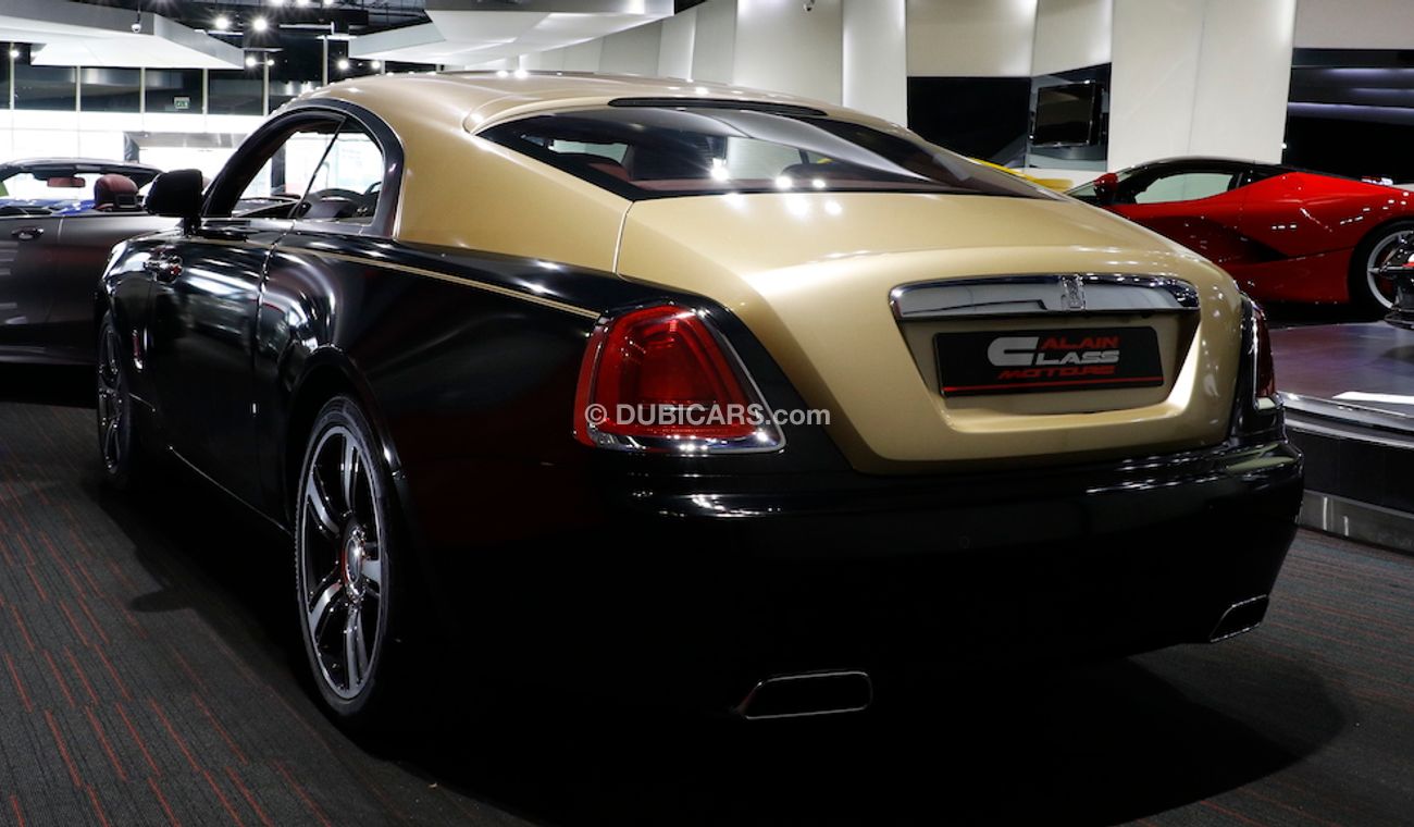 Rolls-Royce Wraith Gold Vinyl Wrap