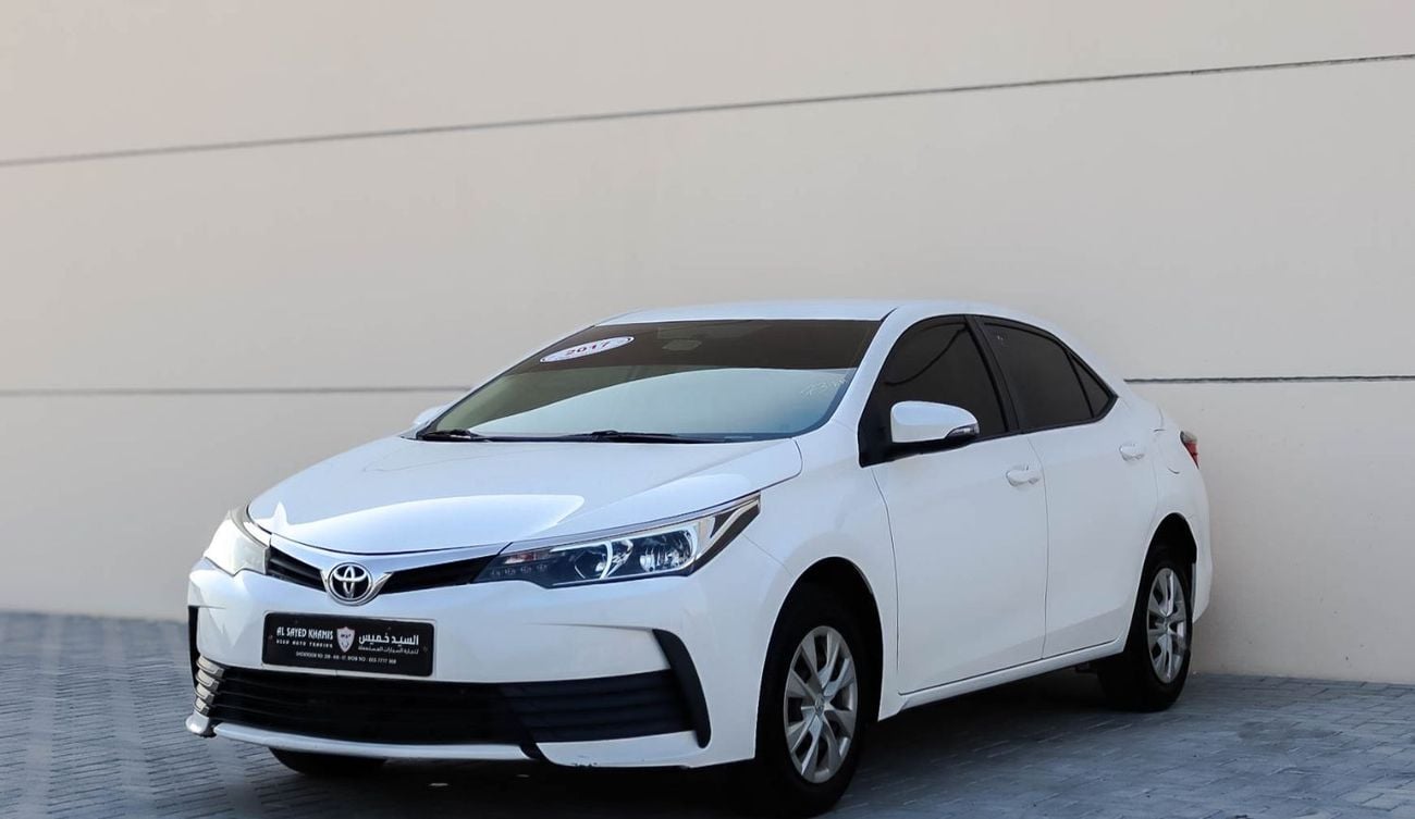 تويوتا كورولا سيارة تويوتا كورولا SE (E170) موديل 2017، سيدان بأربعة أبواب، محرك بنزين سعة 1.6 لتر، ناقل حركة أوتو