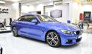 بي أم دبليو 440i EXCELLENT DEAL for our BMW 440i M-Kit Convertible ( 2017 Model ) in Blue Color GCC Specs
