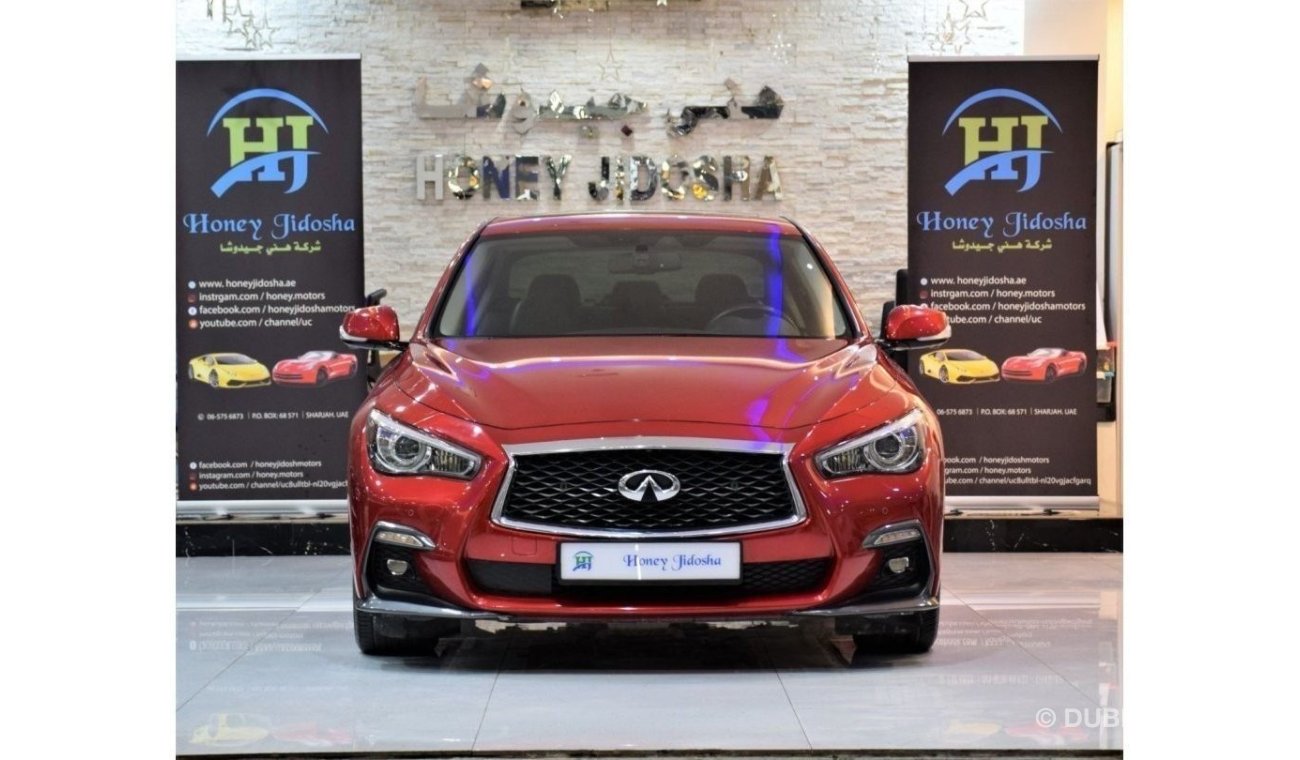 Infiniti Q50 Sport EXCELLENT DEAL for our Infiniti Q50S 3.0t ( 2018 Model! ) in Red Color! GCC