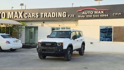 تويوتا برادو Toyota Prado TOYOTA PRADO PETROL 2.4T URBAN - E BASIC - 2025 MODEL - WHITE INSIDE BLACK