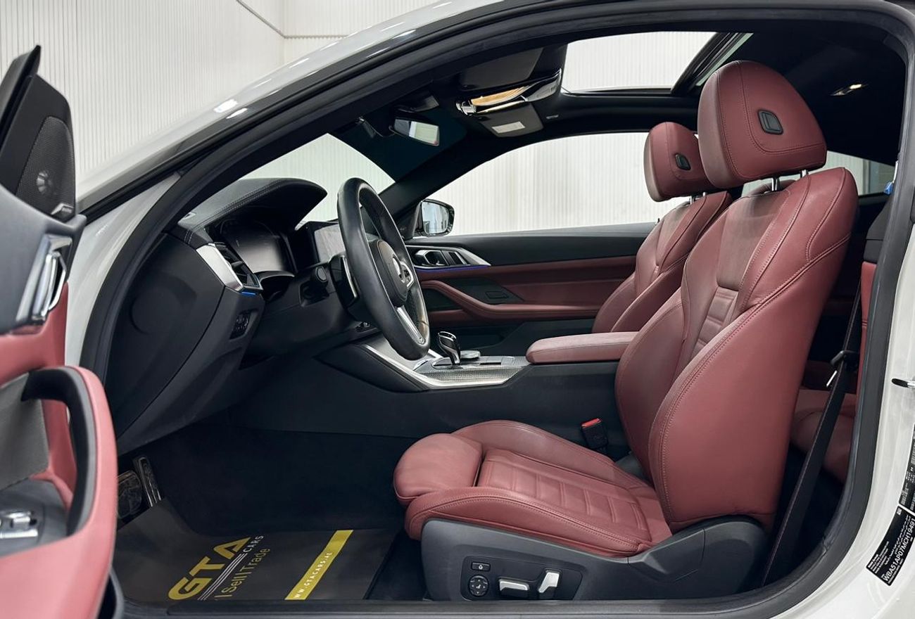 BMW 430i M Sport Pro 2021 BMW 430i M-Sport Coupe, Aug 2026 BMW Warranty + Service Pack, Low Kms, GCC