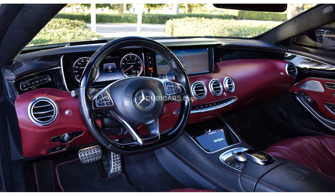 Mercedes-Benz S 63 AMG Coupe 2015 Mercedes-Benz S63 AMG 5.5L 8 Cylinder Turbocharged 585 BHP ------------------------------- GCC