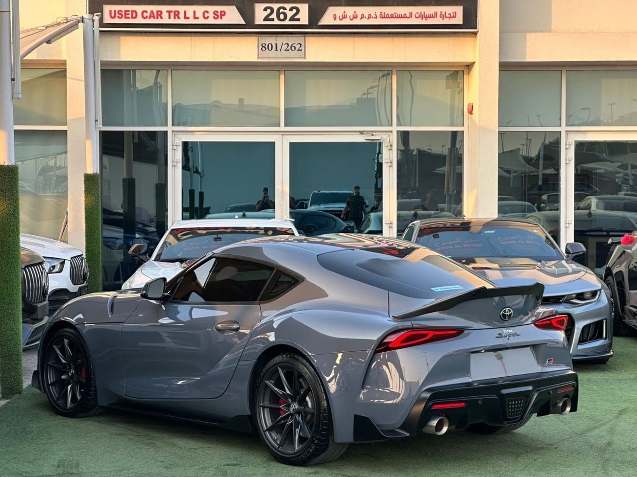 تويوتا سوبرا تويوتا سوبرا جي ار خليجي 2024 شييكات الوكالة (تحت الضمان) قير عادي صبغ وكالة بحالة الوكالة لون مميز
