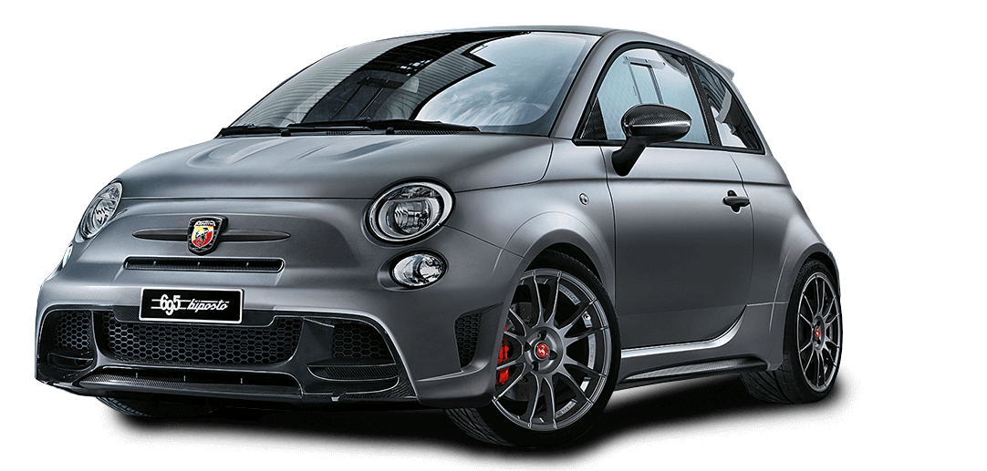 Abarth 695 cover - Front Left Angled