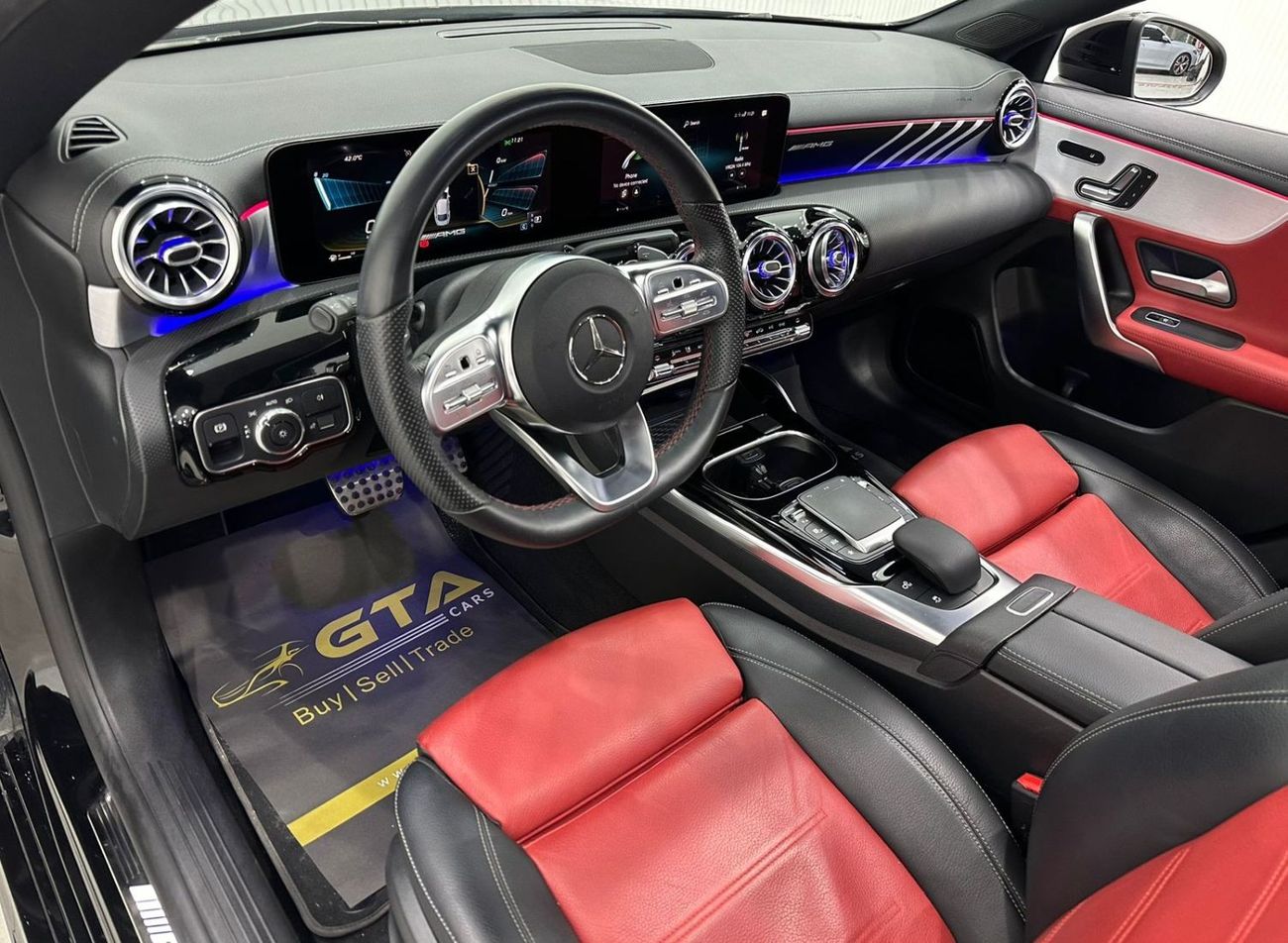 Mercedes-Benz CLA 35 AMG 2021 Mercedes CLA35, March 2026 Gargash Warranty + March 2025 Gargash Service Contract, GCC