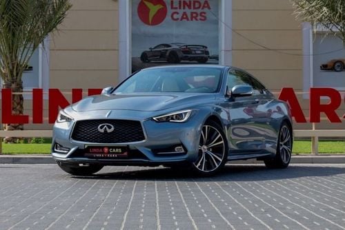Infiniti Q60 Premium Infiniti Q60 2018 GCC (LOWEST MILEAGE) under Warranty with Flexible Down-Payment.