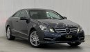 مرسيدس بنز E 500 Std 2012 Mercedes Benz E500 AMG Coupe, Service History, Excellent Condition