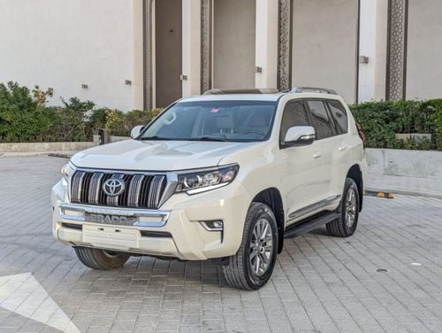 تويوتا برادو Toyota Prado 2018 gxr white colour LHD automatic gear