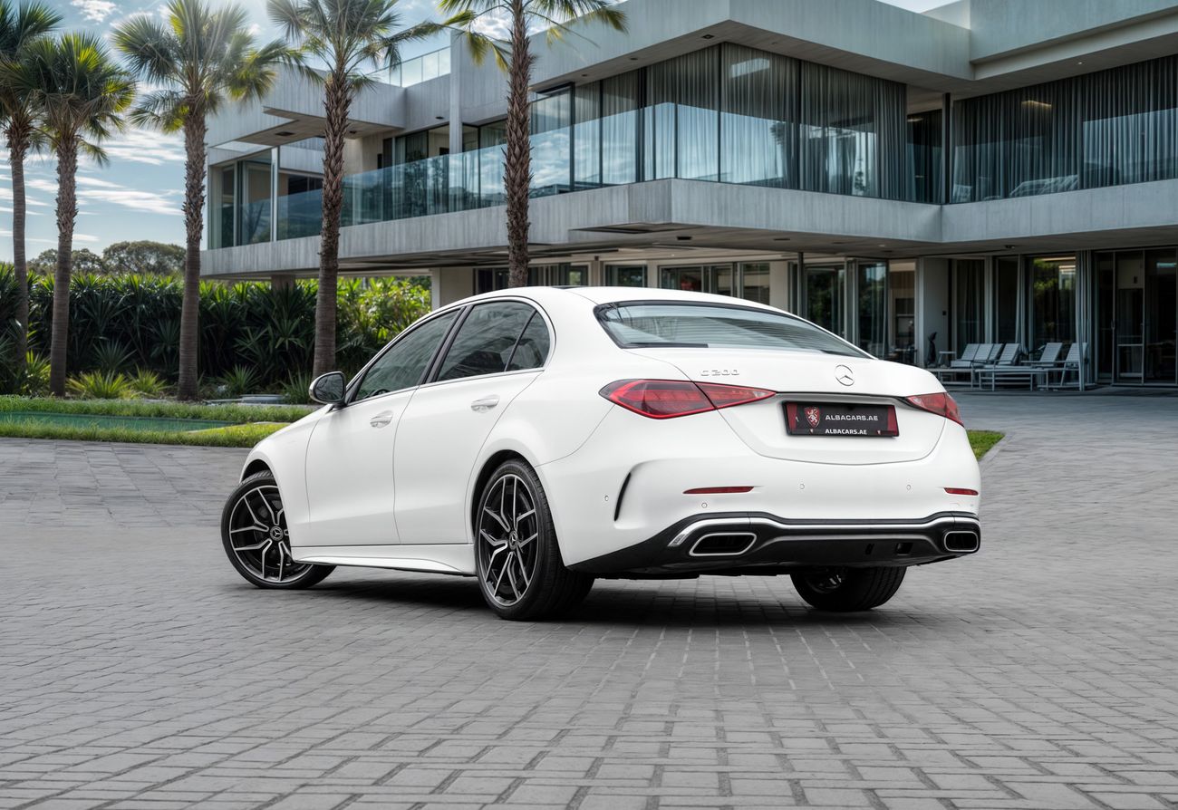 مرسيدس بنز C 200 C200 AMG | 3,193 P.M | 0% Downpayment | Mercedes Warranty! | Ramadan Offer!