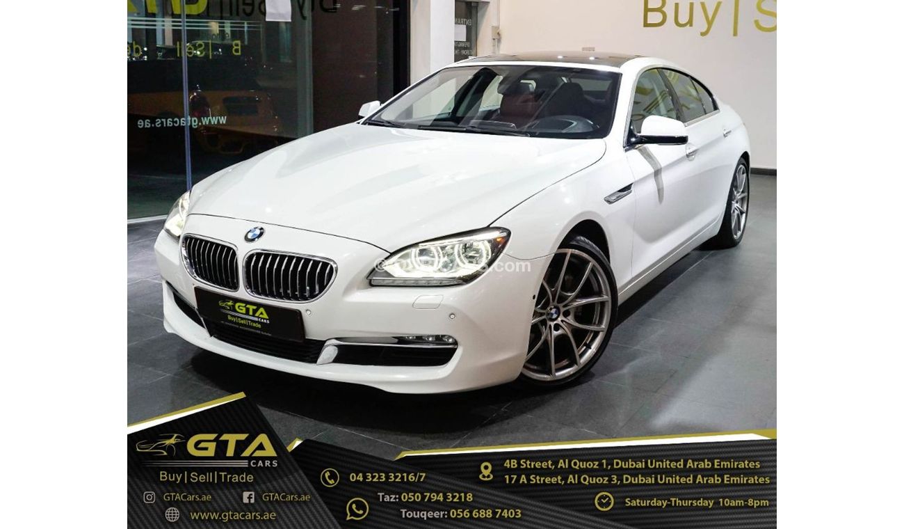 BMW 640i 2014 BMW 640i Gran-Coupe, Warranty, Full Service History, GCC