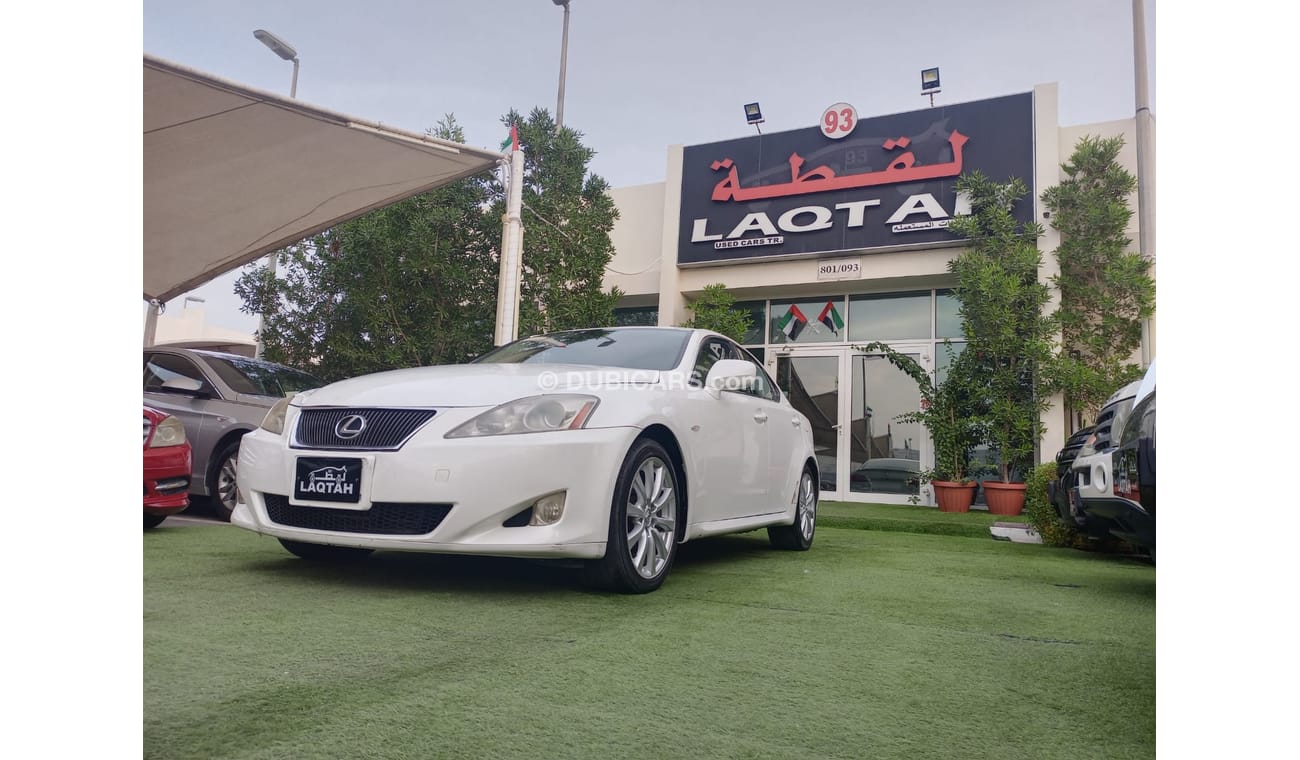 Lexus IS300 Gulf model 2007, white, beige interior, number one, imprint, leather hatch, cruise control, in excel