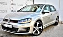 فولكس واجن جولف GTI 2.0L SEL 2016 GCC SPECS DEALER WARRANTY