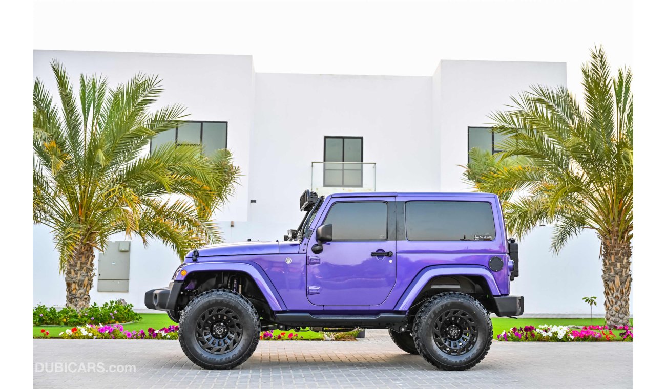 Jeep Wrangler - Fully Customized - V6 Auto - One of a kind Wrangler! - AED 1,841 Per Month -  0% DP