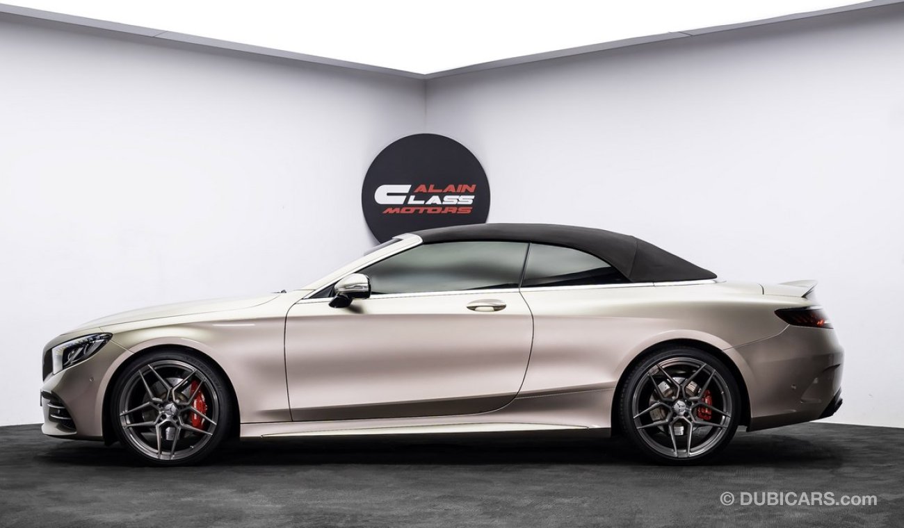 مرسيدس بنز S 560 Cabriolet 2019 - GCC Under Warranty and Service Contract